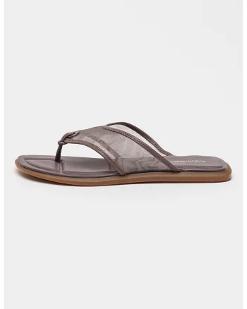 Papuci flip-flop uni de plasa, Lila