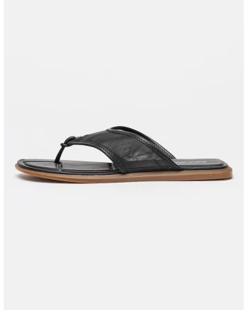 Papuci flip-flop uni de plasa, Negru carbon