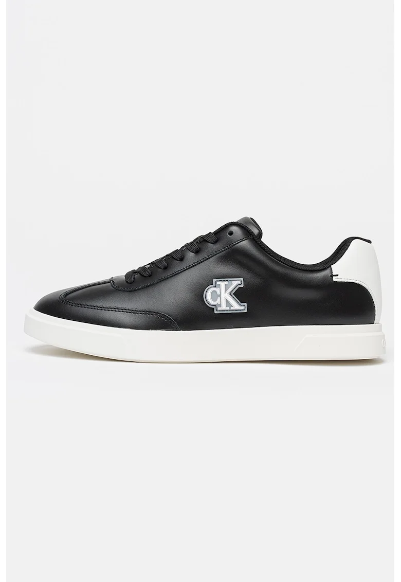 Pantofi sport de piele Brooke, Negru carbon