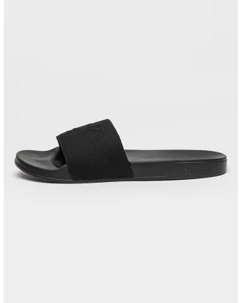 Papuci cu logo Essential, Negru stins
