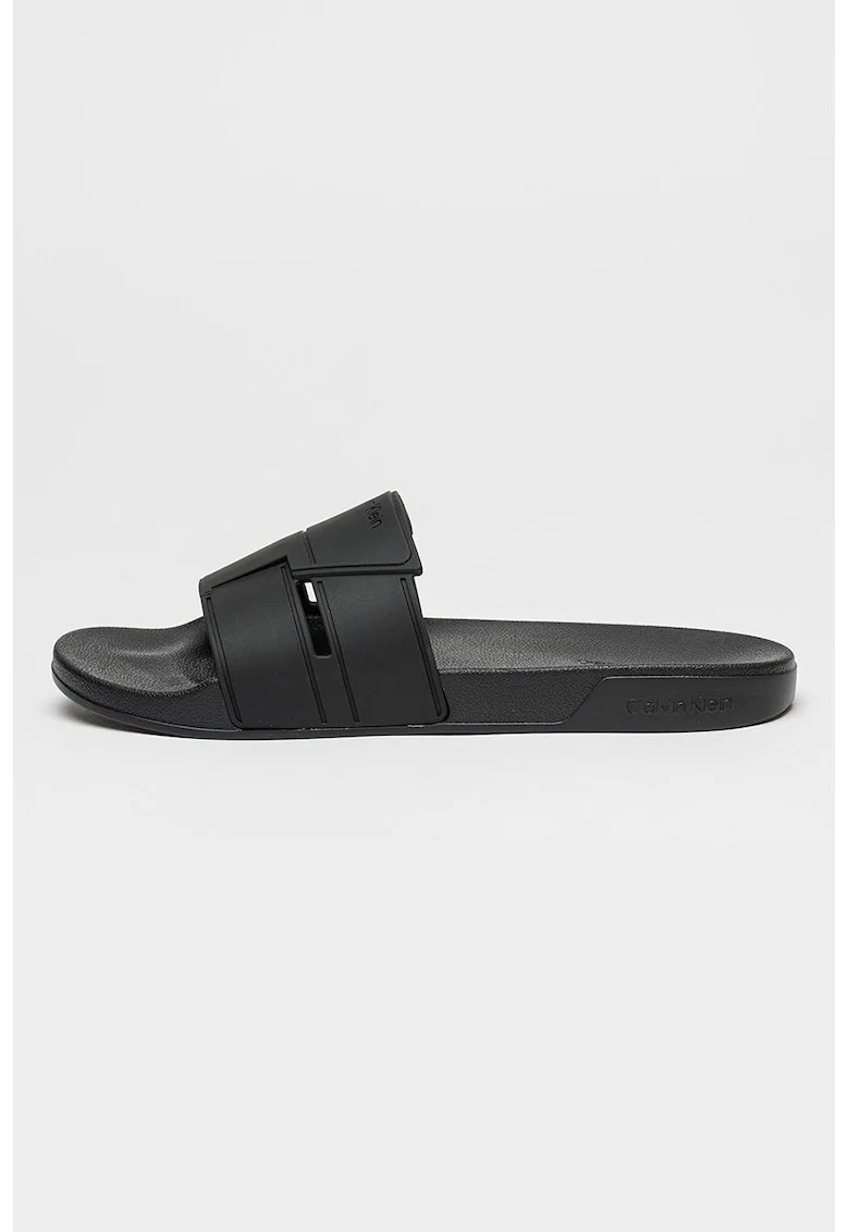 Papuci cu logo Nemo, Negru stins