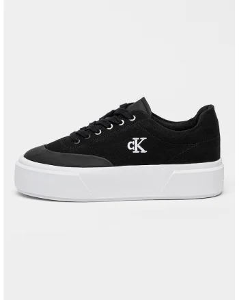 Pantofi sport flatform din material textil, Black Onyx