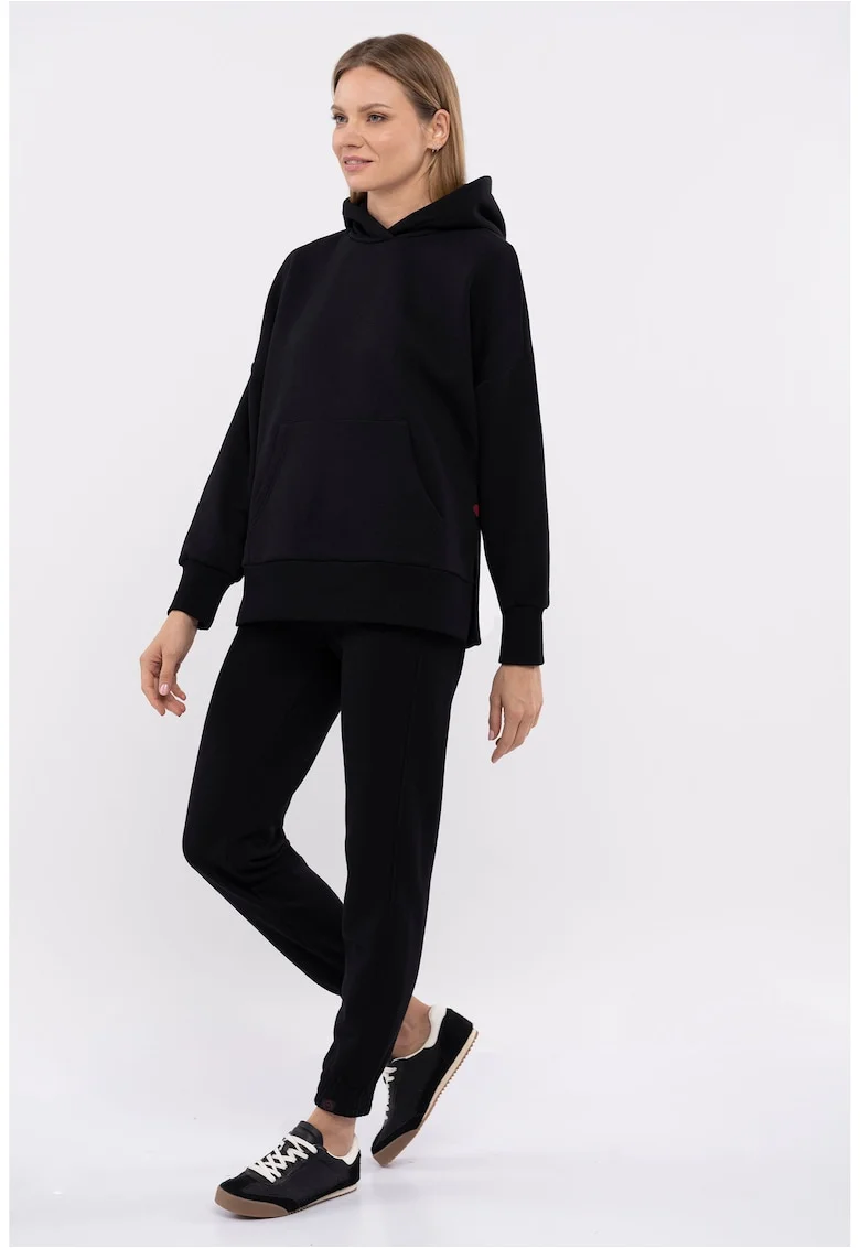 Hanorac supradimensionat  B-Love pentru femei, negru, Negru