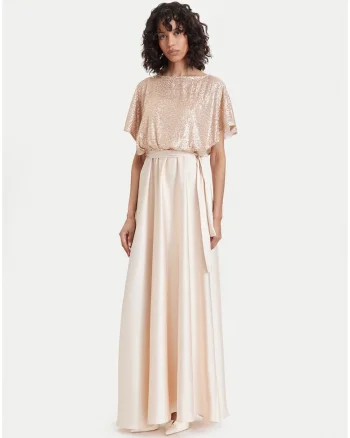 Rochie de seara Dama,  Auriu,