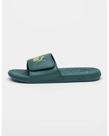 Papuci cu inchidere velcro Cool Cat 2.0, Verde padure/Verde fistic