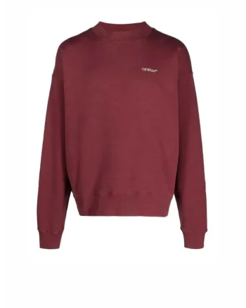 Bluza sport barbati,  Moon Arrow Crewneck, Visiniu