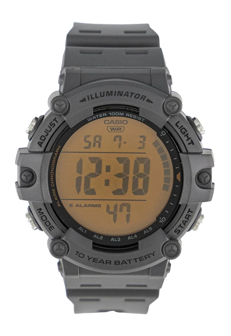 Ceas digital cu functii multiple, Gri grafit