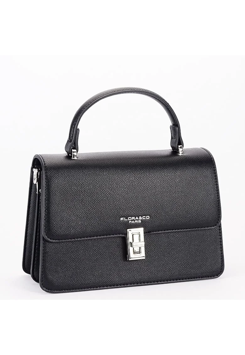 Geanta Flora&CO 14, Negru, 15x23x8