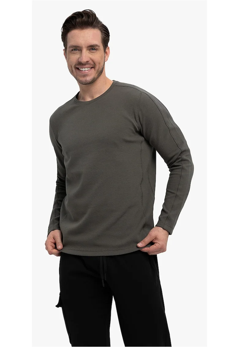 Tricou barbati cu maneci lungi  L-Far, gri, Gri