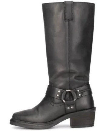 Cizme cowboy din piele, cu toc Hailee