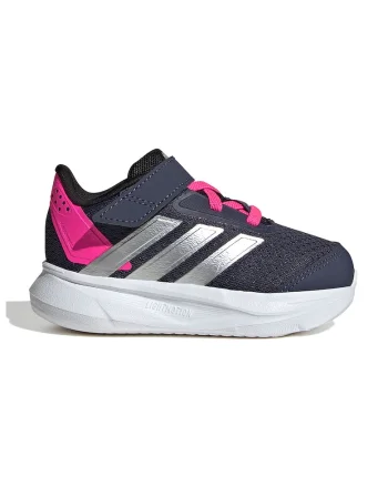 Pantofi sport cu velcro Duramo 2.0, Roz deschis/Gri inchis