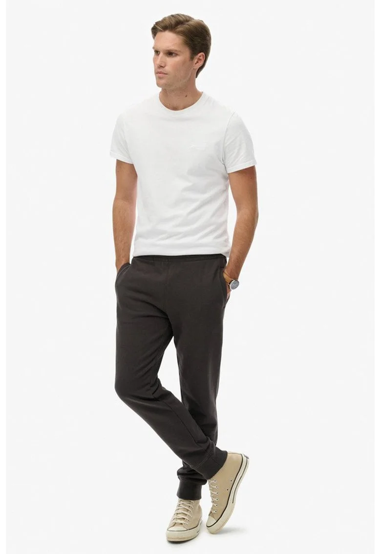 Pantaloni de trening conici Essential, Gri antracit