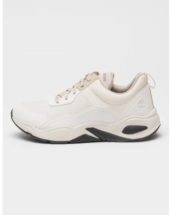 Pantofi sport cu garnituri de piele Delphiville, Alb