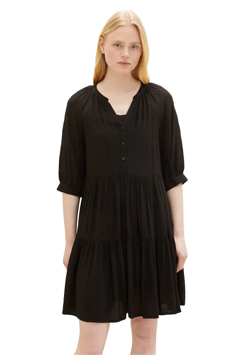 Rochie dama,  301798095, Viscoza, Negru, Negru