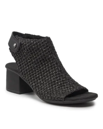 Sandale dama,  209619508, Negru, Textil,