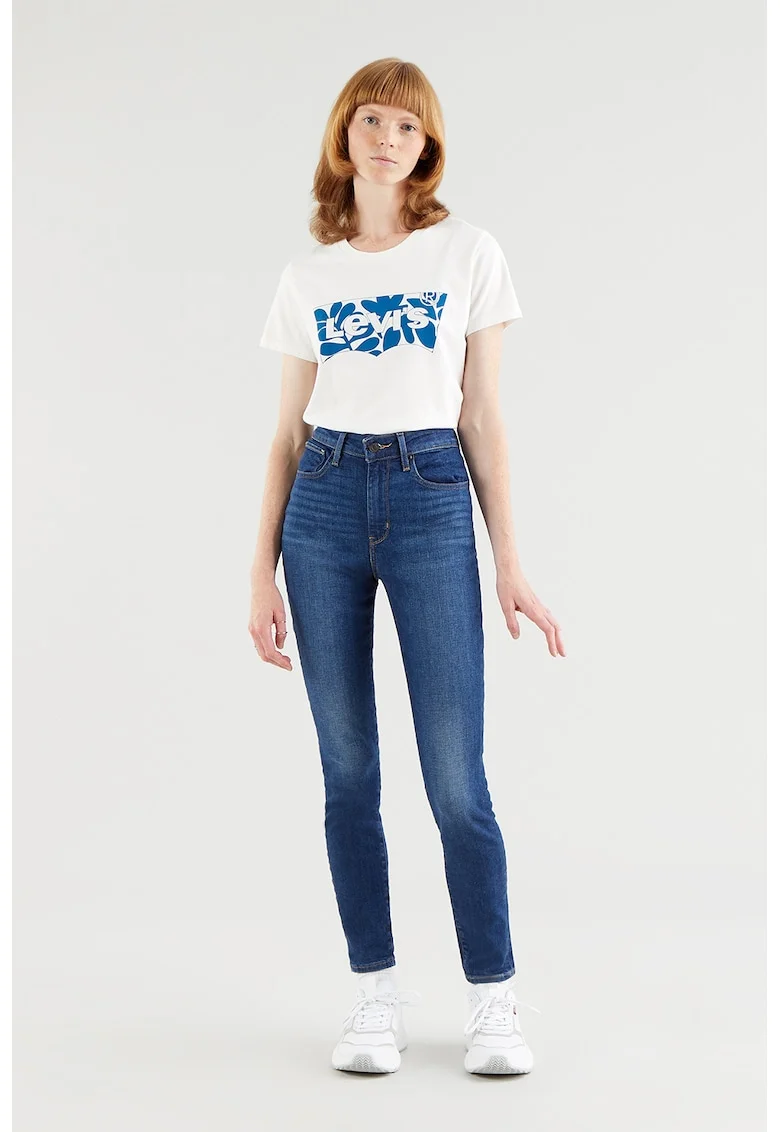 Blugi skinny cu talie inalta 721™, Albastru inchis