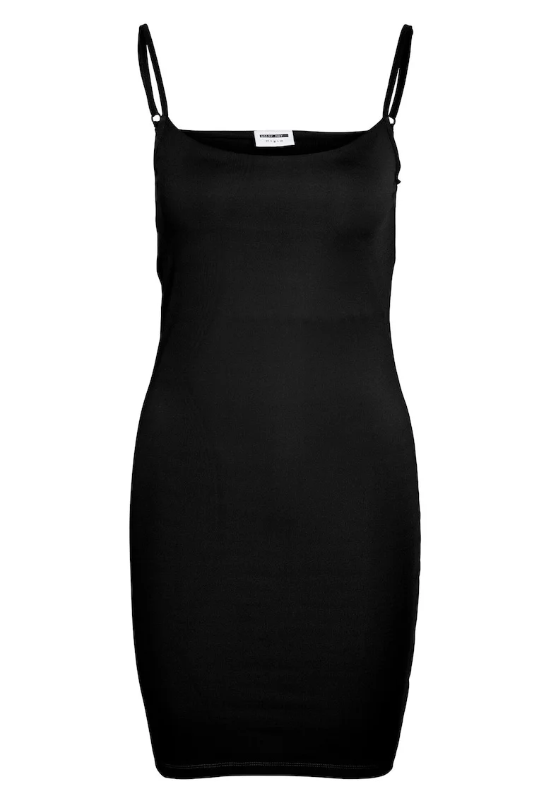 Rochie dama lunga  5744, Casual, Poliester, Negru