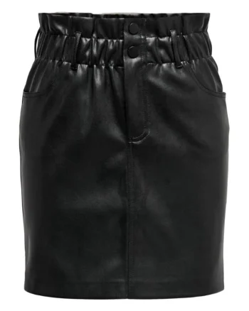 Fusta dama,  302986569, Piele Ecologica, Negru