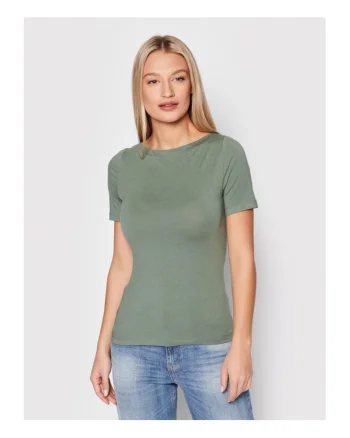 Tricou dama,  300623077, Modal/Bumbac/Elastan, Verde, Verde