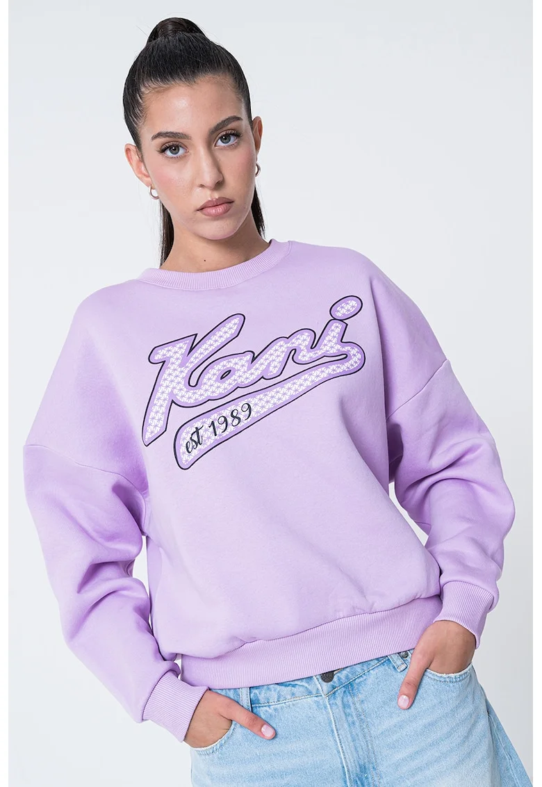 Bluza de trening lejera cu logo, Violet/Lila