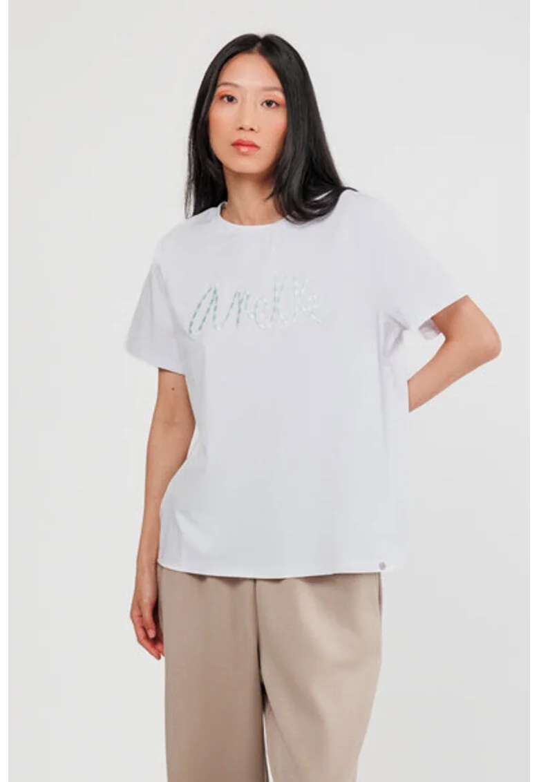 Tricou dama maneca scurta 41281 403, Alb