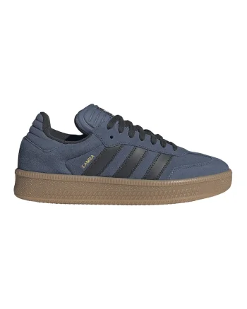 Pantofi sport Samba XLG din piele intoarsa, Negru/Albastru prafuit