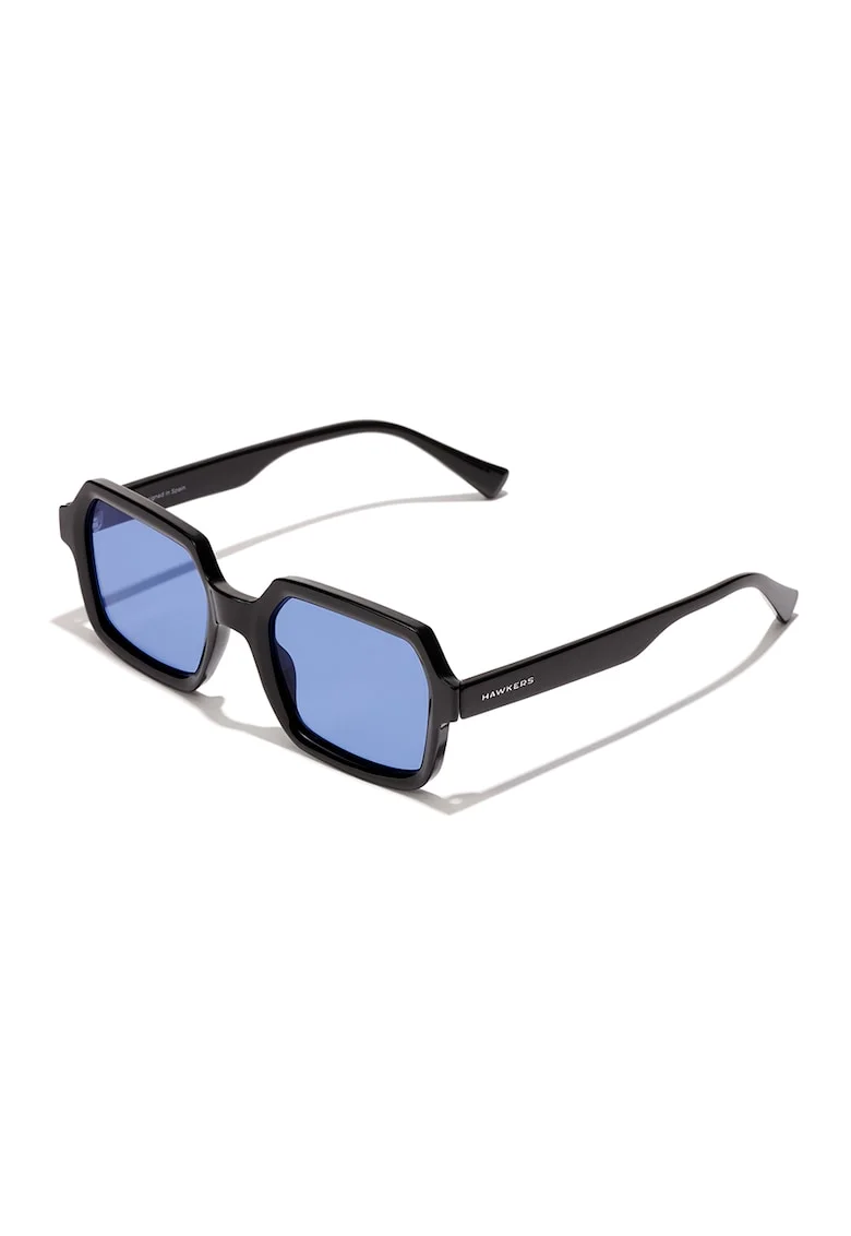 Ochelari de soare cu lentile patrate, Negru
