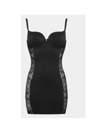 Camasa de noapte dama,  302604920, Poliamida/Elastan, Negru