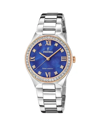 Ceas dama  Quartz Argintiu9, Albastru