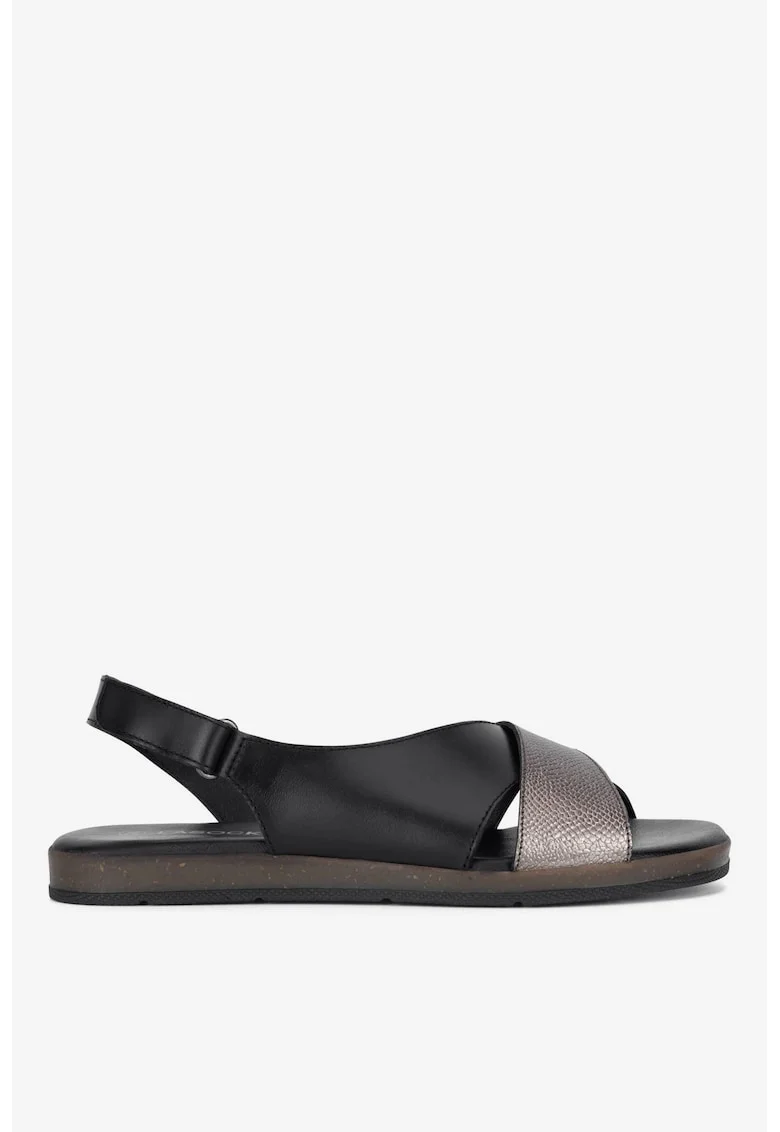 Sandale dama  5905588618270, Piele naturala, Negru, Negru