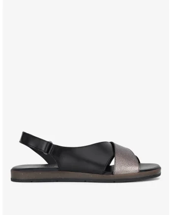 Sandale dama  5905588618270, Piele naturala, Negru, Negru