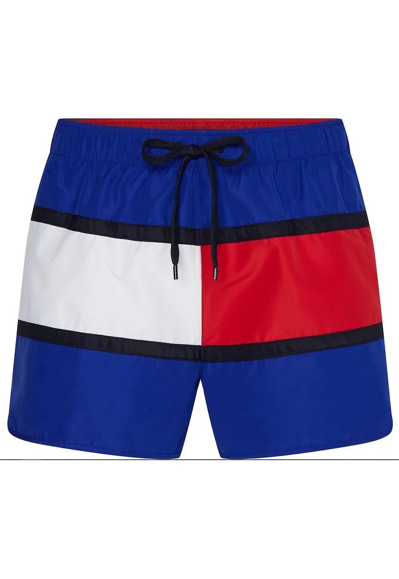Pantaloni scurti de baie,  Poliamida, Albastru, Albastru