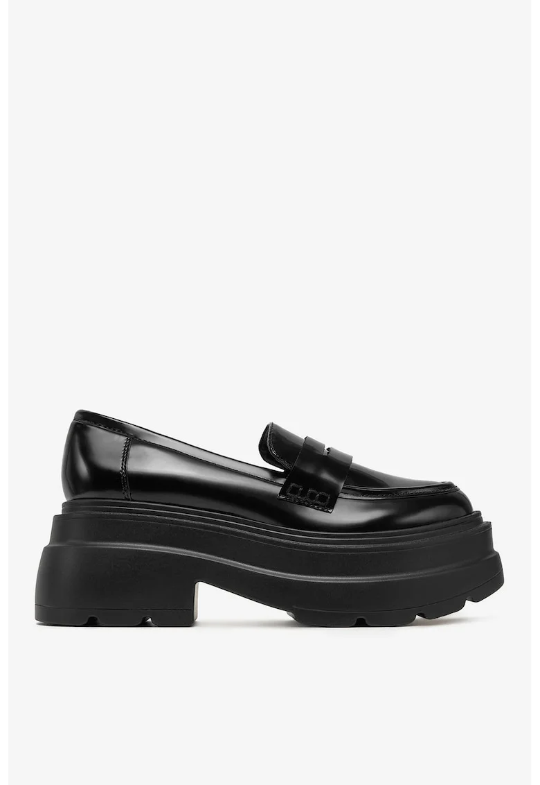 Mocasini  Sintetic, Negru