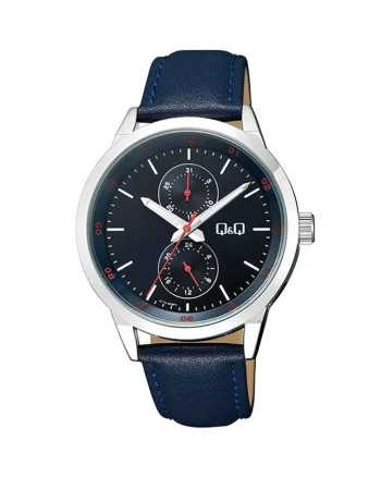 Ceas barbatesc  Quartz Argintiu, Albastru