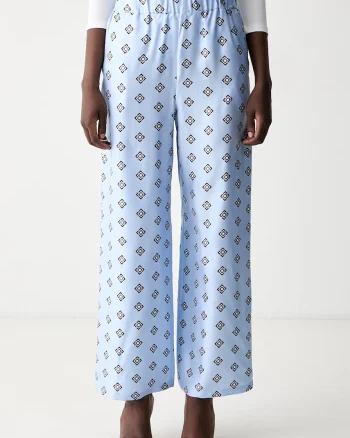 MM by Max Mara pantaloni pentru femei din mătase MMLADATTI