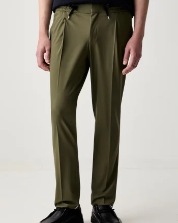 HUGO pantaloni chinos pentru bărbați cu lână Getlin251F3