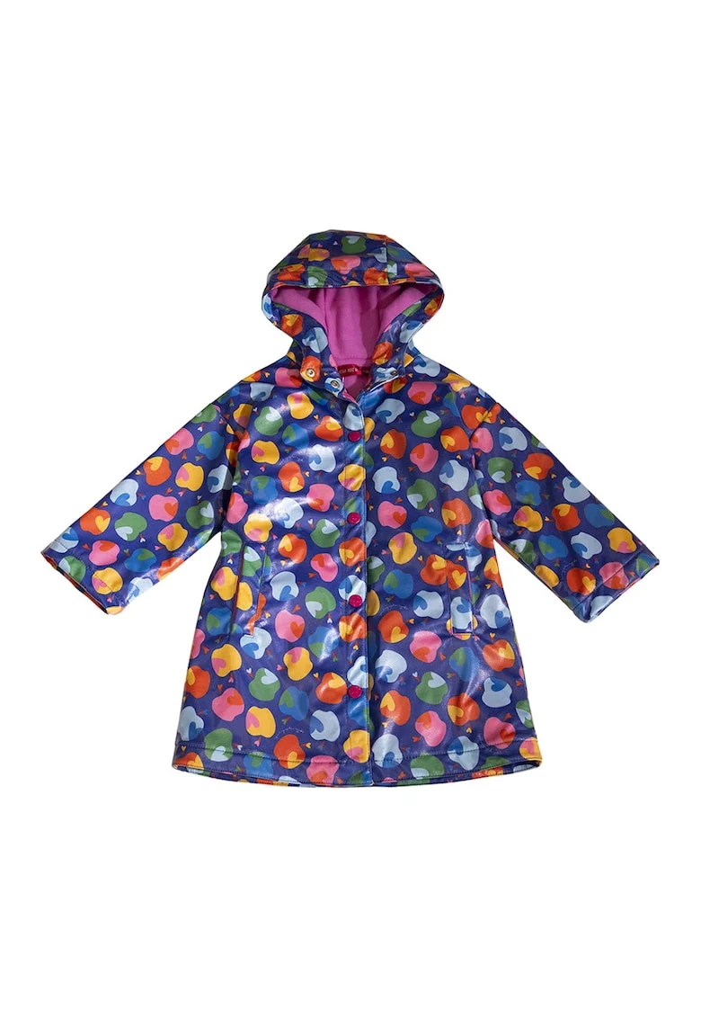 Jacheta regular fit cu design grafic, Multicolor