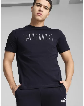 Tricou din bumbac cu imprimeu logo, Albastru ultramarin