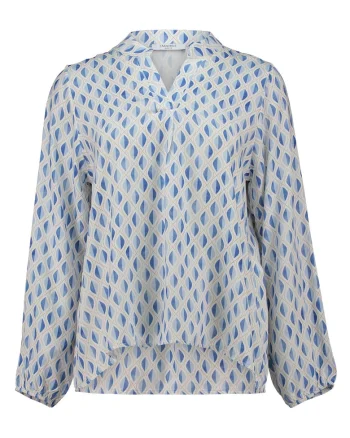 Bluza vaporoasa cu decolteu in V