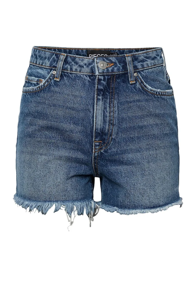 Pantaloni scurti dama,  301793731, Bumbac, Albastru, Albastru