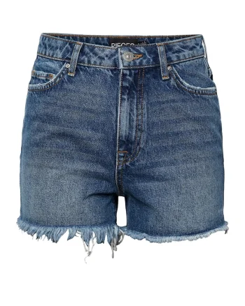 Pantaloni scurti dama,  301793731, Bumbac, Albastru, Albastru