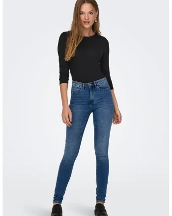 Bluza din amestec de lana cu decolteu rotunt Suma, Negru