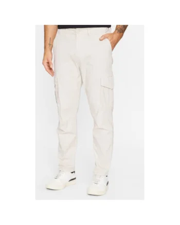 Pantaloni barbati,  302890750, Bumbac/Bumbac, Bej, Bej