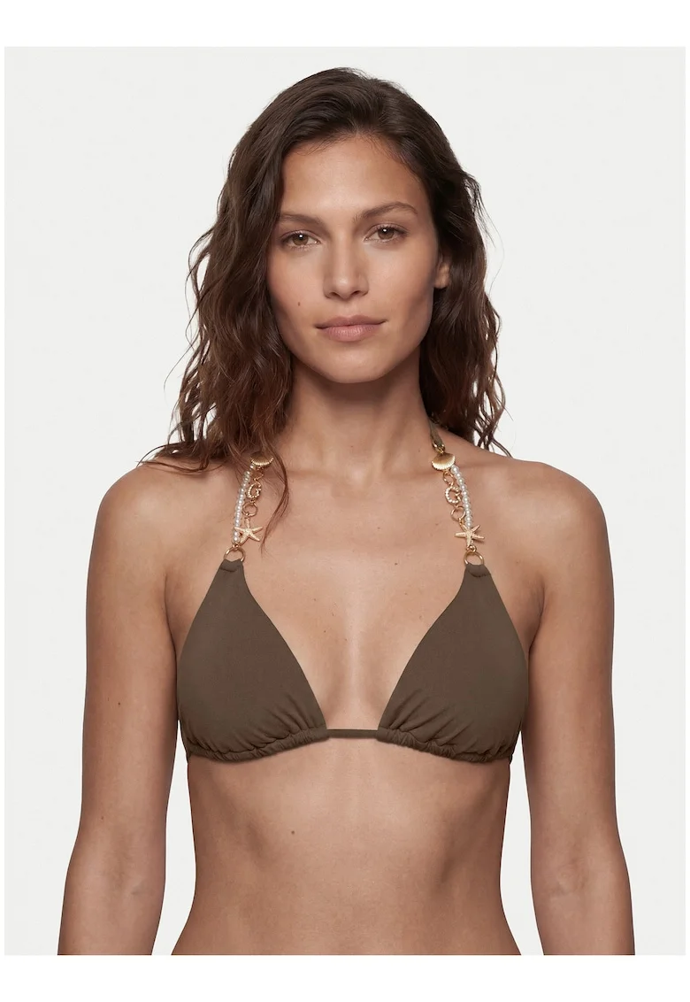 Top bikini dama,  maro, fara armatura, bretele nedetasabile, material elastic
