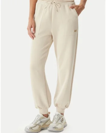 Pantaloni de trening Dama,  bej, confortabili, croiala dreapta
