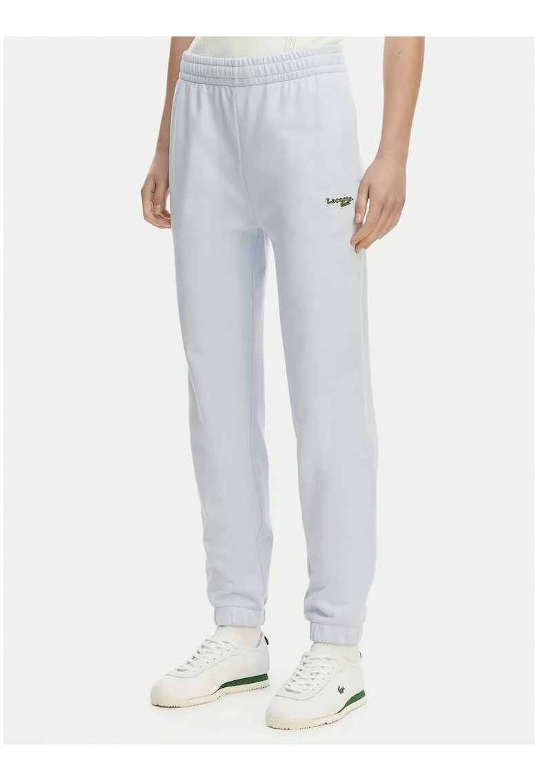Pantaloni de trening Dama,  Albastru, bumbac si poliester, croiala dreapta