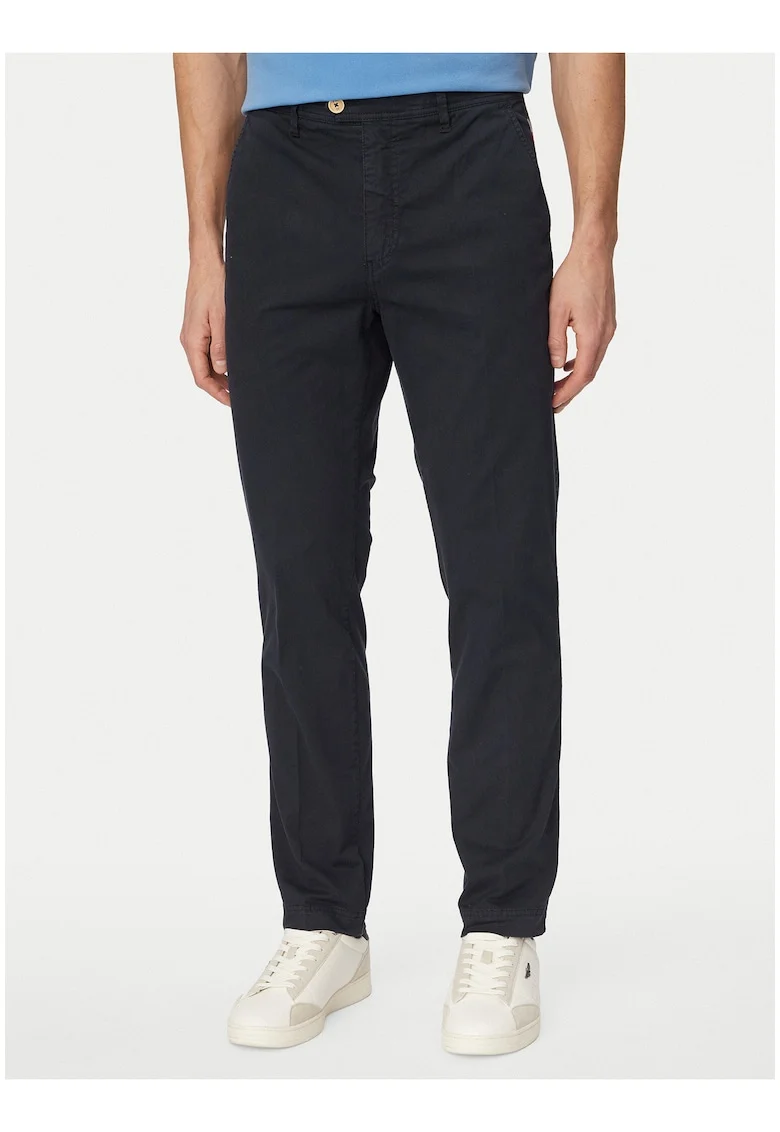 Pantaloni barbati,  bleumarin, bumbac, regular fit