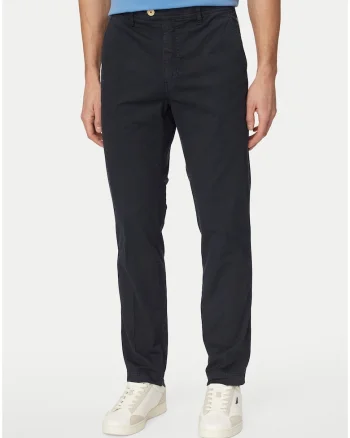 Pantaloni barbati,  bleumarin, bumbac, regular fit