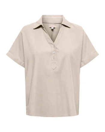 Tricou dama  bej viscoza, Bej