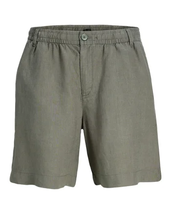 Pantaloni scurti barbati,  casual, verde, material textil